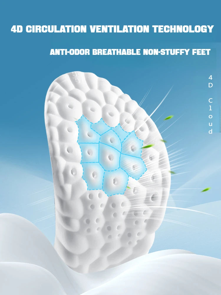 4D Comfort Insoles — Arch Support & Shock Absorption