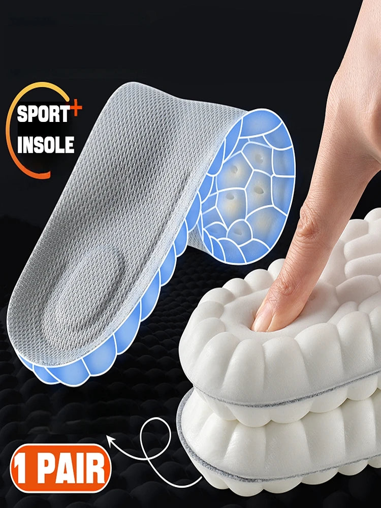 4D Comfort Insoles — Arch Support & Shock Absorption